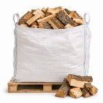 1 tonne of split logs